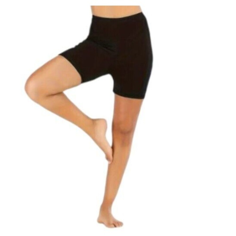 Women's (Workout)-(Leggings)-(Shorts)-(With Pocket)-(Black)-(Size XL)-(New)-$20 - Picture 5 of 6